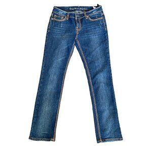 i Jeans by‎ Buffalo straight leg petite medium wash jeans size 10P (30x30)